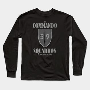 59 Commando Squadron (distressed) Long Sleeve T-Shirt